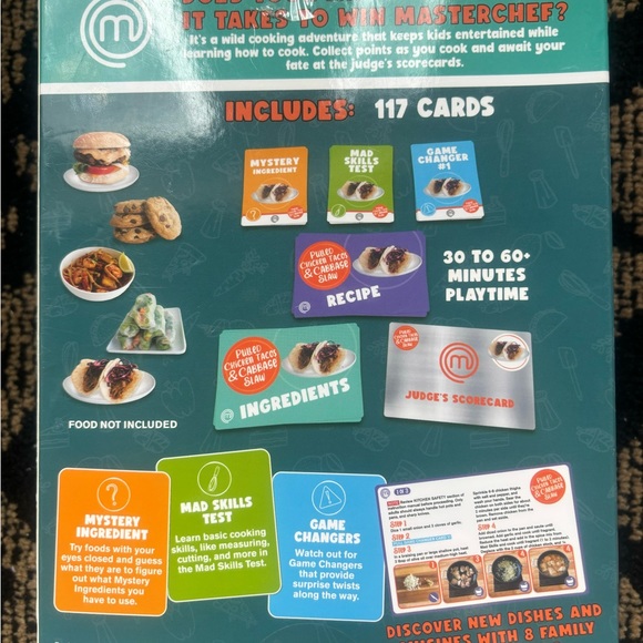 Master Chef Family Cooking Game. Turn Mealtime into Game Time! Board Game- NEW - Picture 2 of 3
